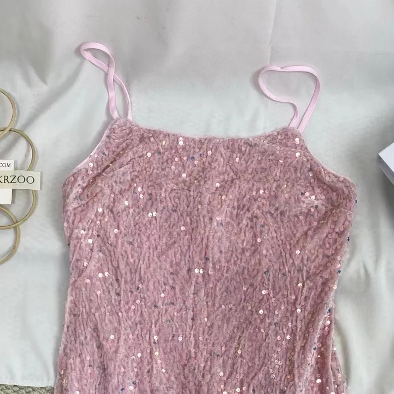 Backless Sequined Glitter Dress - Image 3