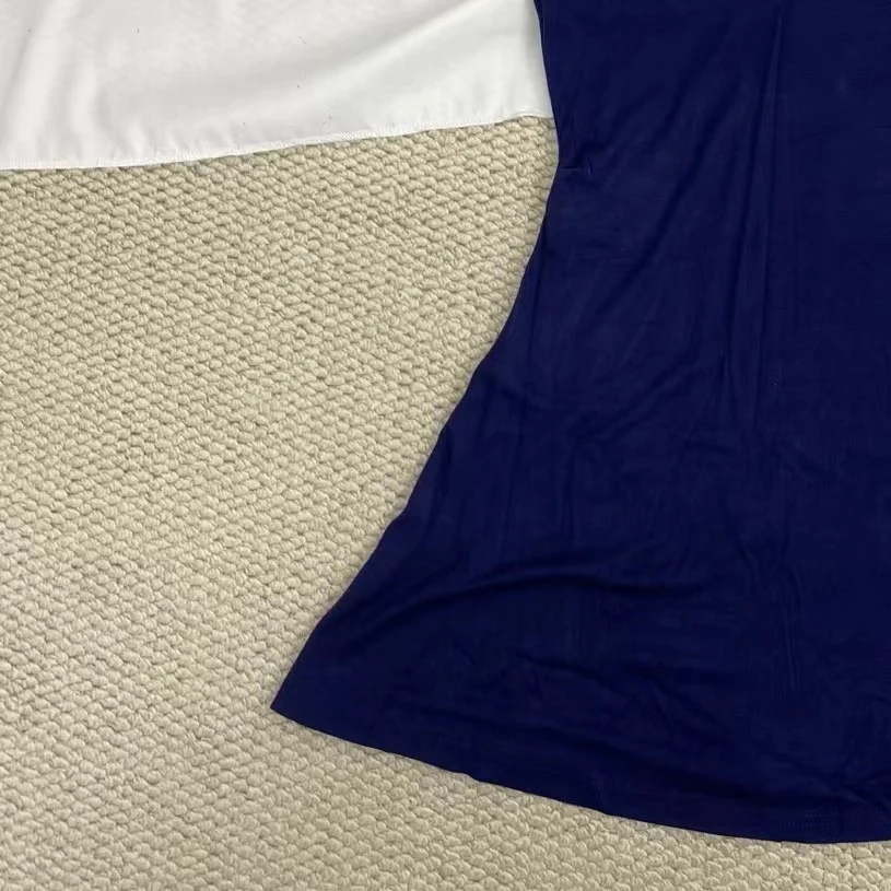 Blue Lace-Trimmed Dress - Image 6