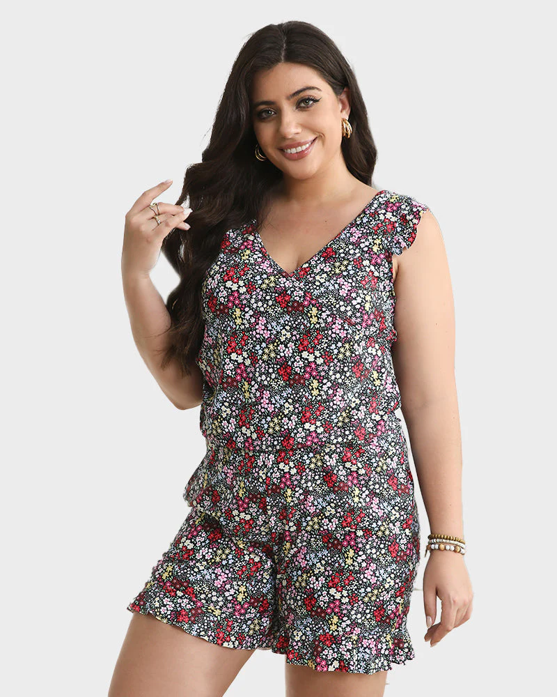 Built-in Bra Swim Romper - Image 31