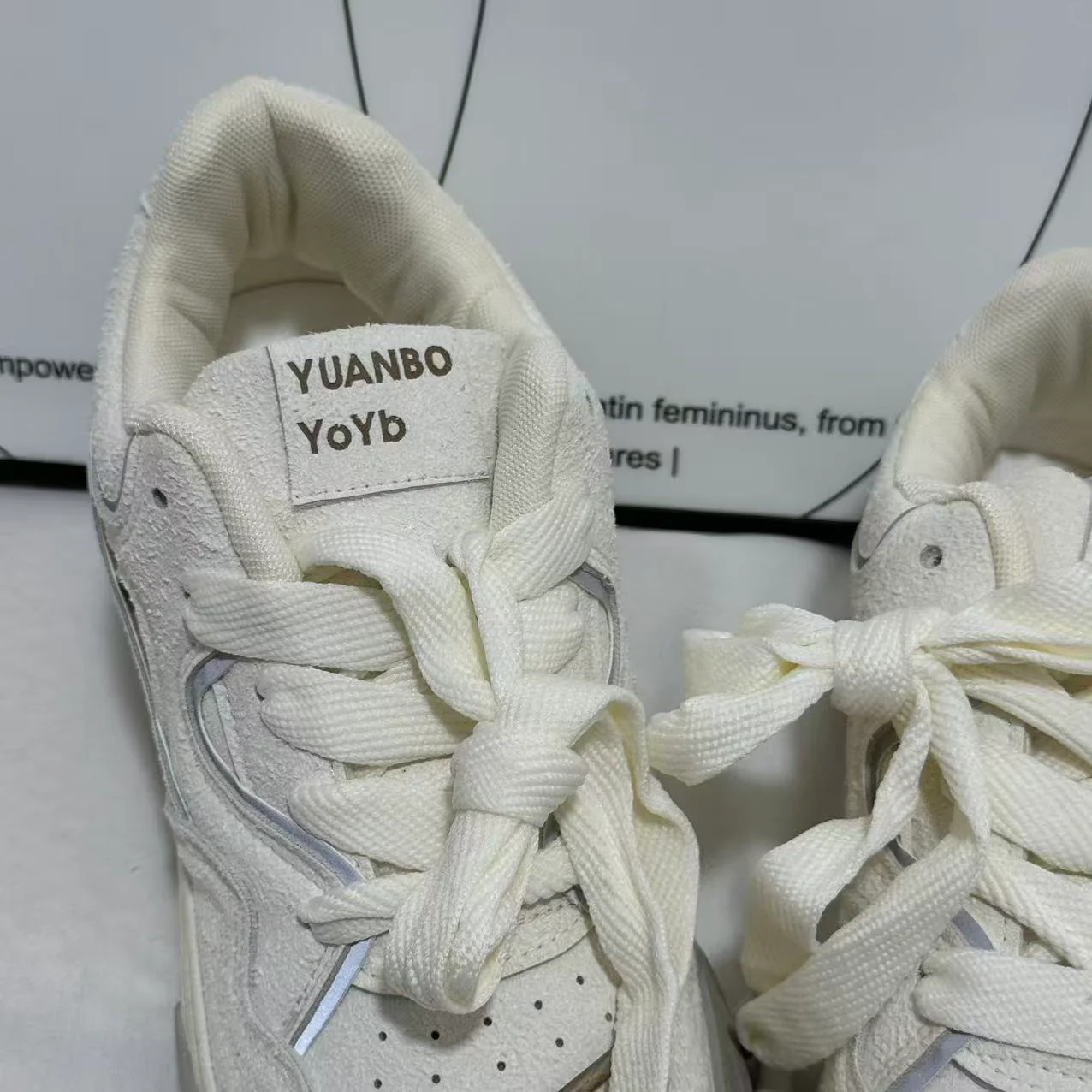Chunky-Sole White Casual Sneakers - Image 5