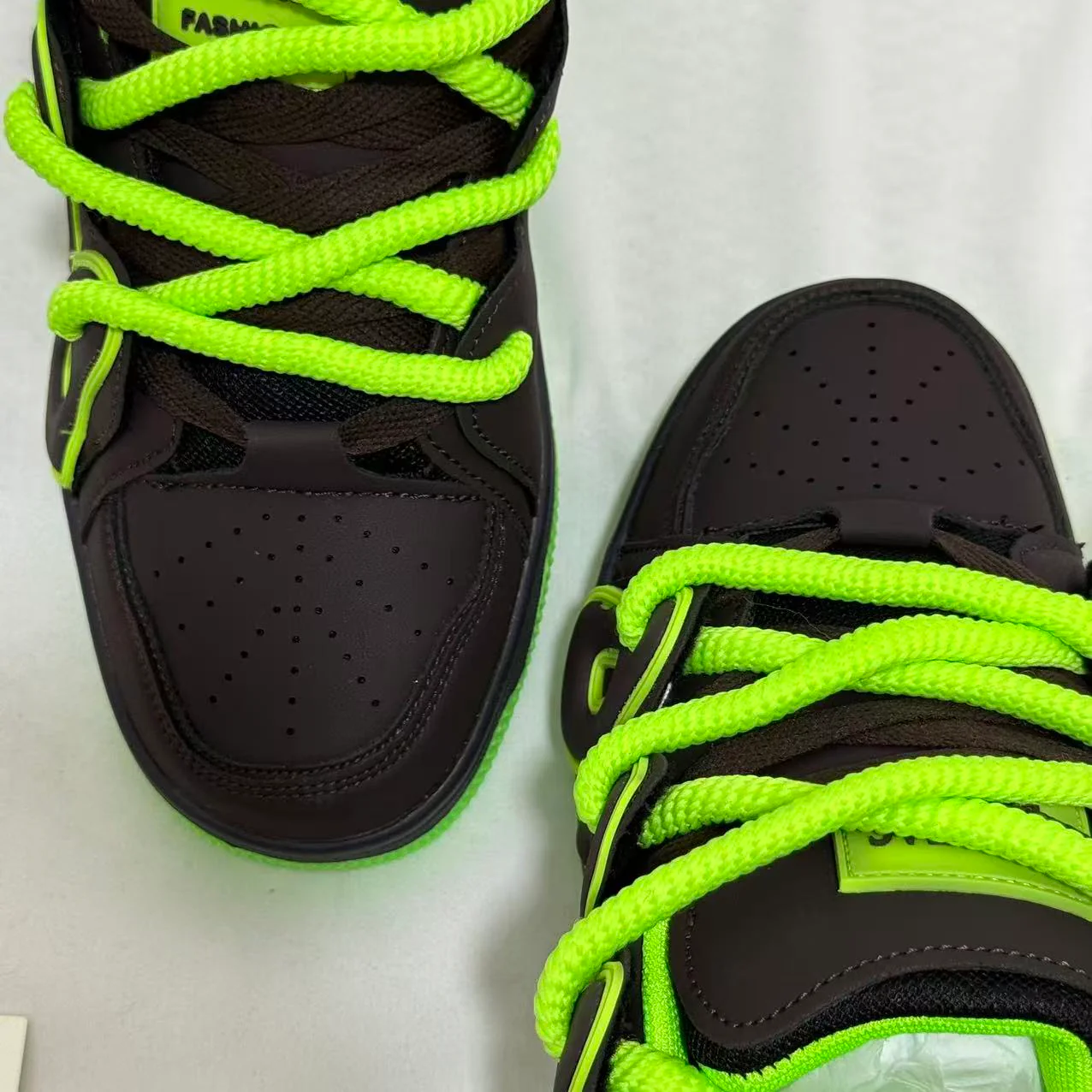 Color-block Letter Sneakers - Image 6