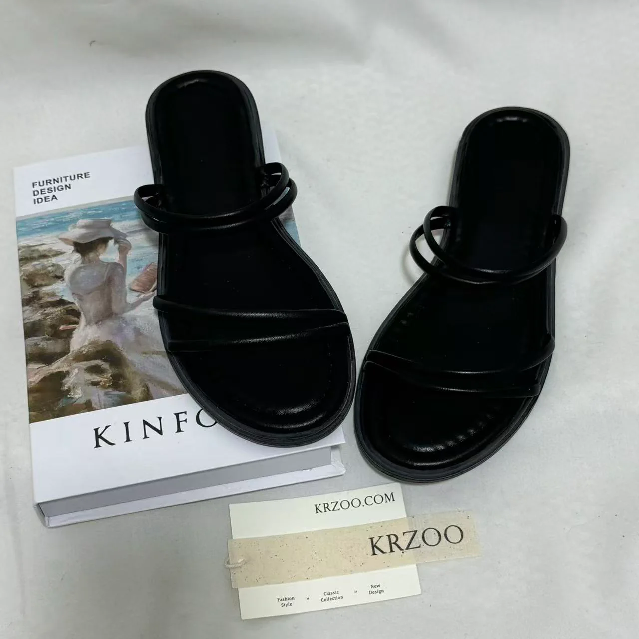 Comfortable and Versatile Flat Beach Slides - Image 3