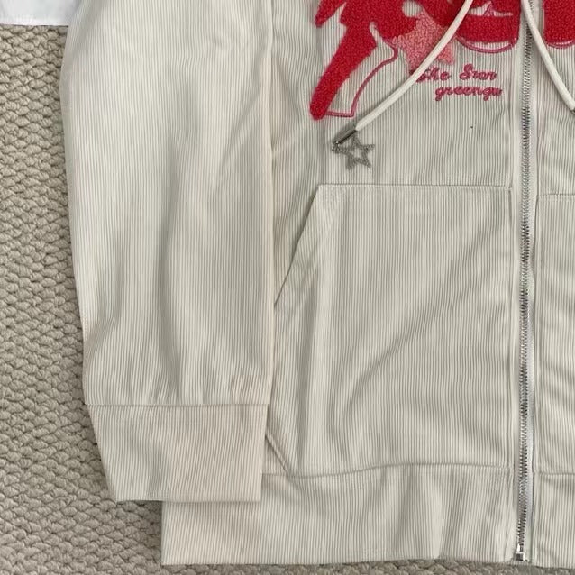 Corduroy Cardigan Sweatshirt - Image 6