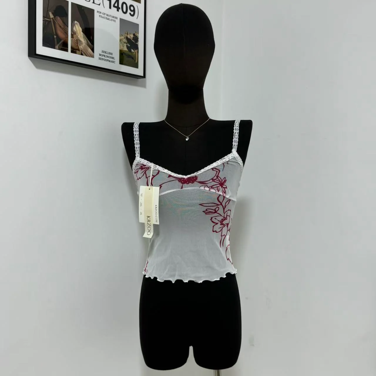 Cropped Lace Undershirt