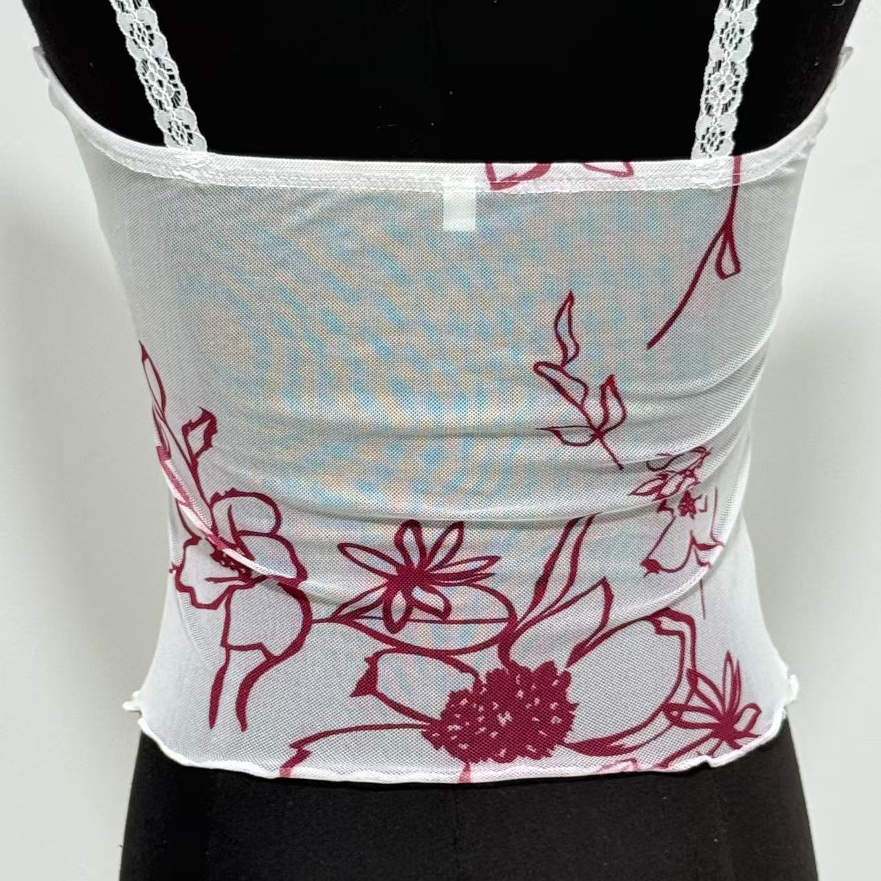 Cropped Lace Undershirt - Image 5
