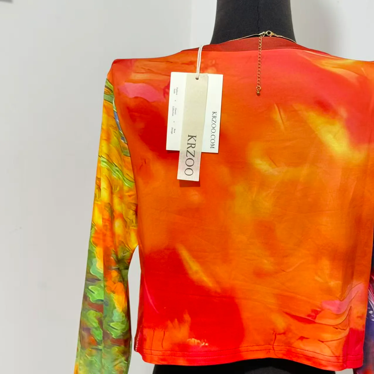 Cropped Slim-Fit Printed T-Shirt - Image 5