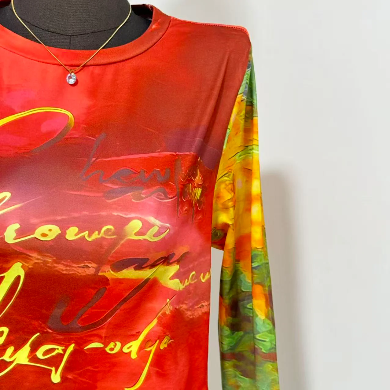 Cropped Slim-Fit Printed T-Shirt - Image 6