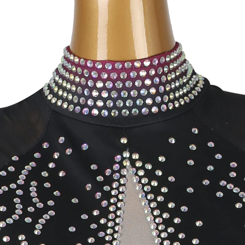 Customisable-Women's 3/4 Sleeve DanceWear Dance Dress Performance Wear - Image 3