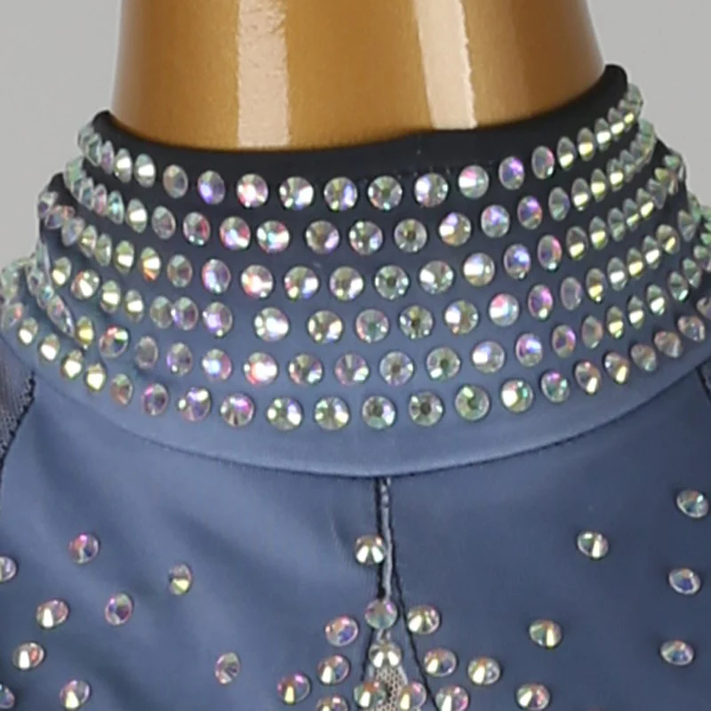 Customisable-Women's 3/4 Sleeve DanceWear Dance Dress Performance Wear - Image 7