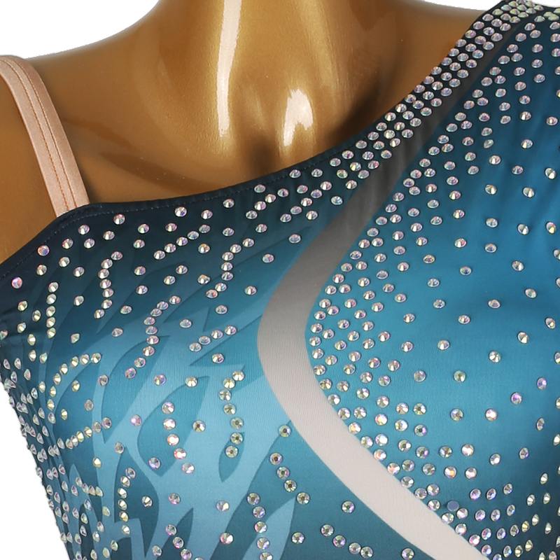 Customisable-Women's Performance Sleeveless Tassels Latin Salsa Dance Dress Competition Dress - Image 4
