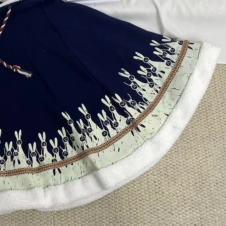 Cute Patchwork Rabbit Ear Jacket - Image 5