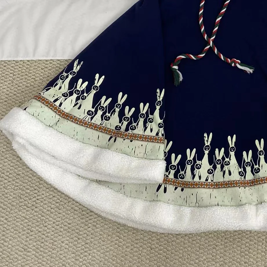 Cute Patchwork Rabbit Ear Jacket - Image 6