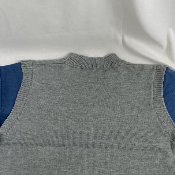 Denim Faux Two-Piece Sweater - Image 4
