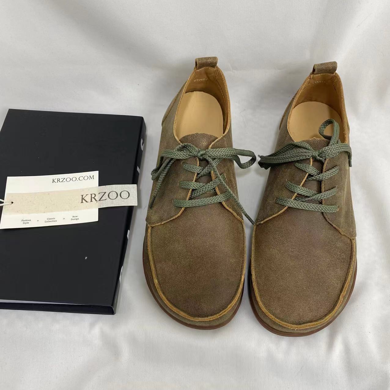 Genuine Leather Vintage Shoes - Image 4