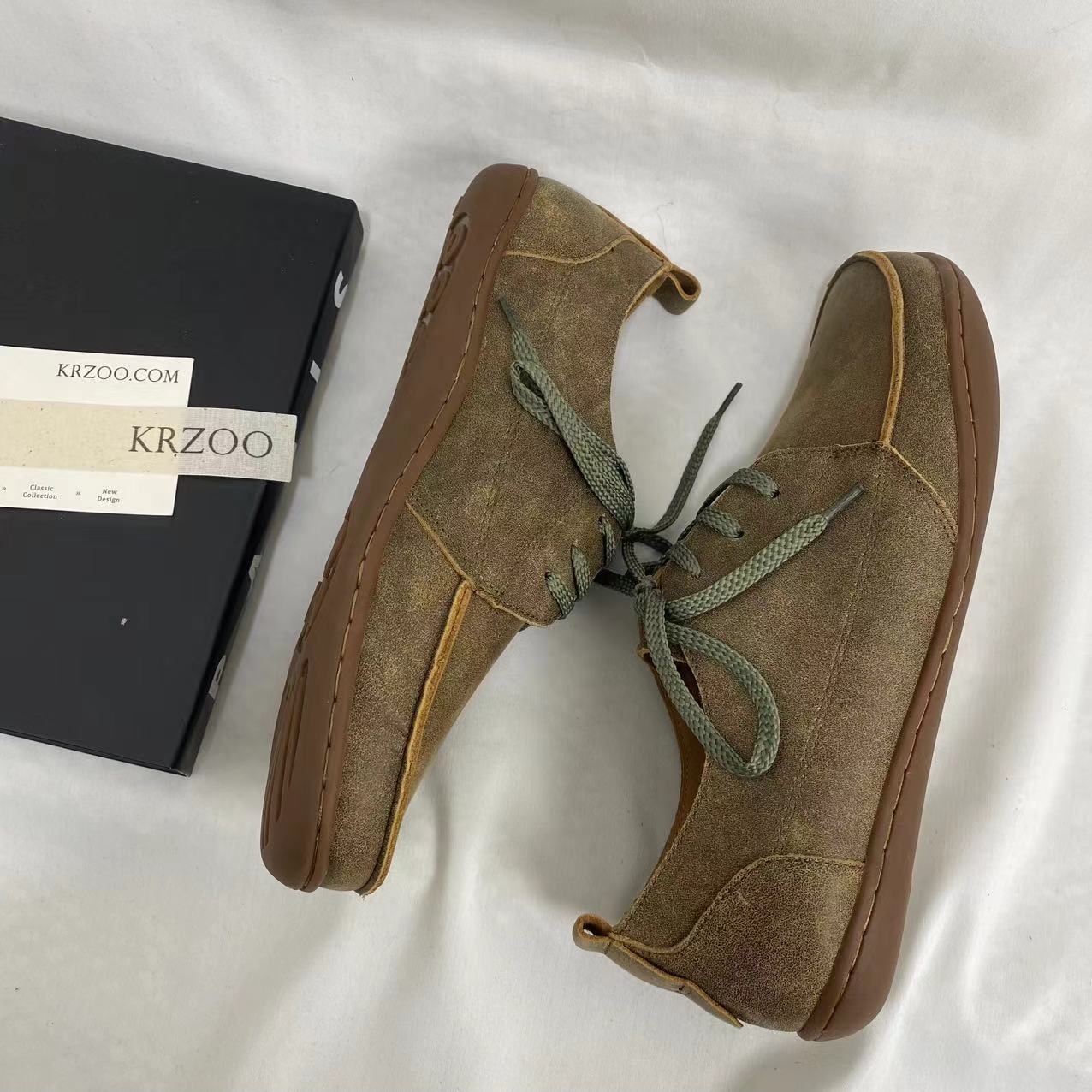 Genuine Leather Vintage Shoes - Image 5