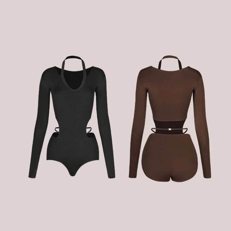 Girls Long Sleeve Latin Dance Bodysuit Dance Wear - Image 4
