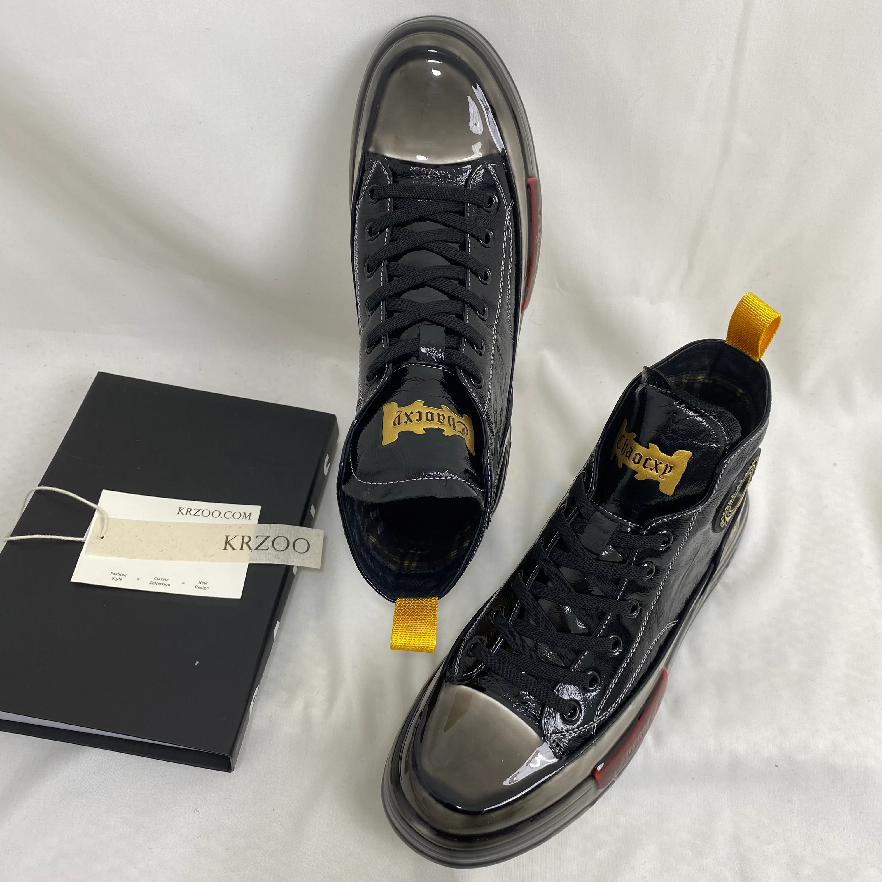 Glued Leather Casual Shoes - Image 6