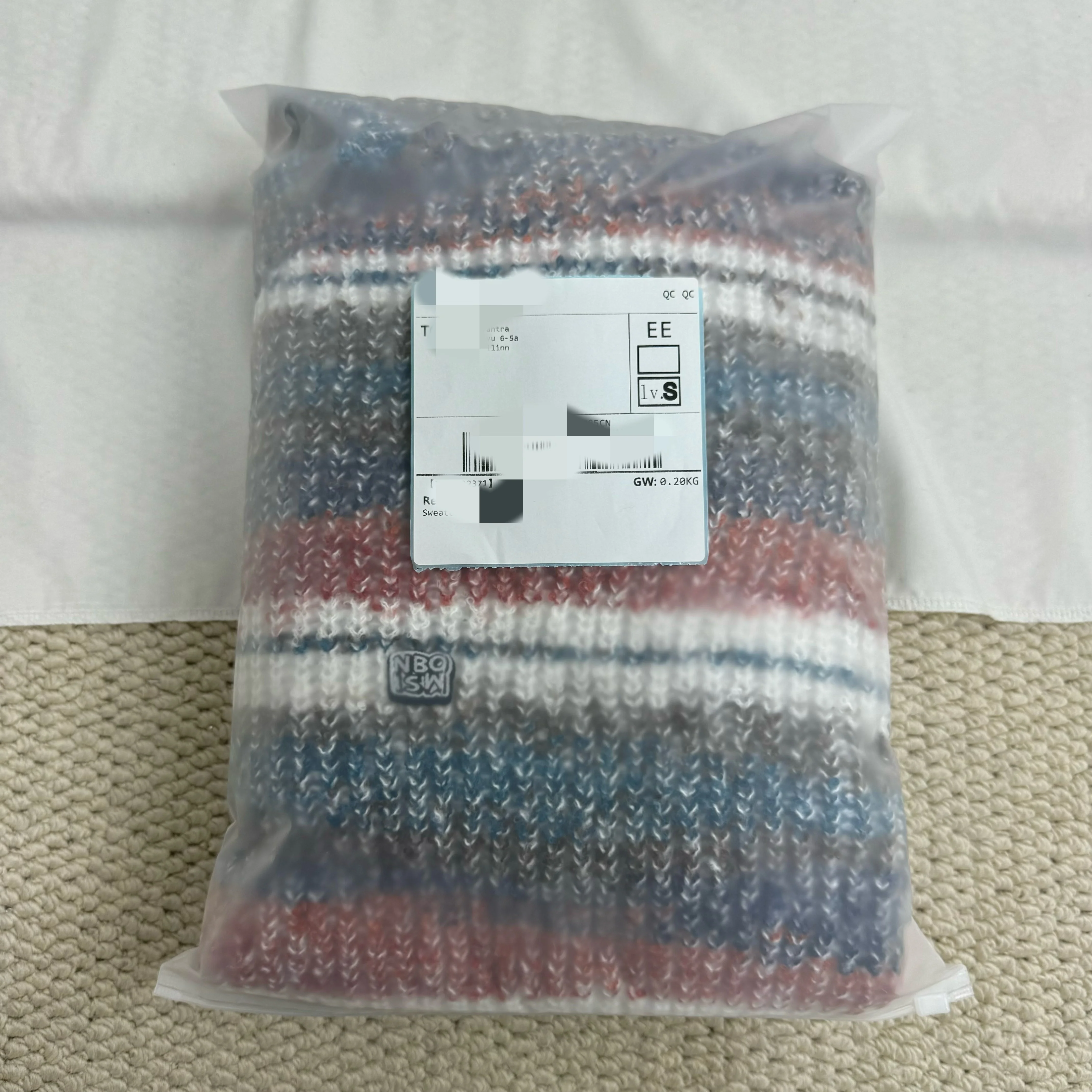 Gradient-Striped Crew-Neck Knit Sweater - Image 8