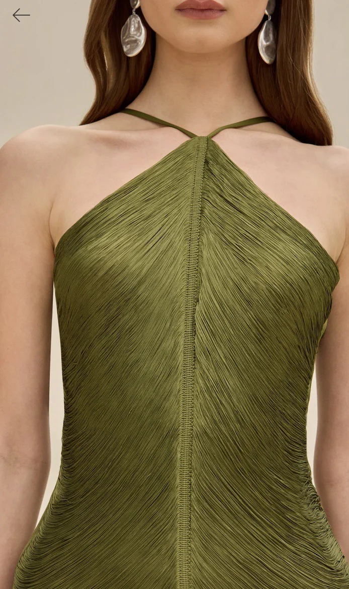 Halter Backless Velvet Patchwork Slim-Fit Mini Dresses-Green - Image 5