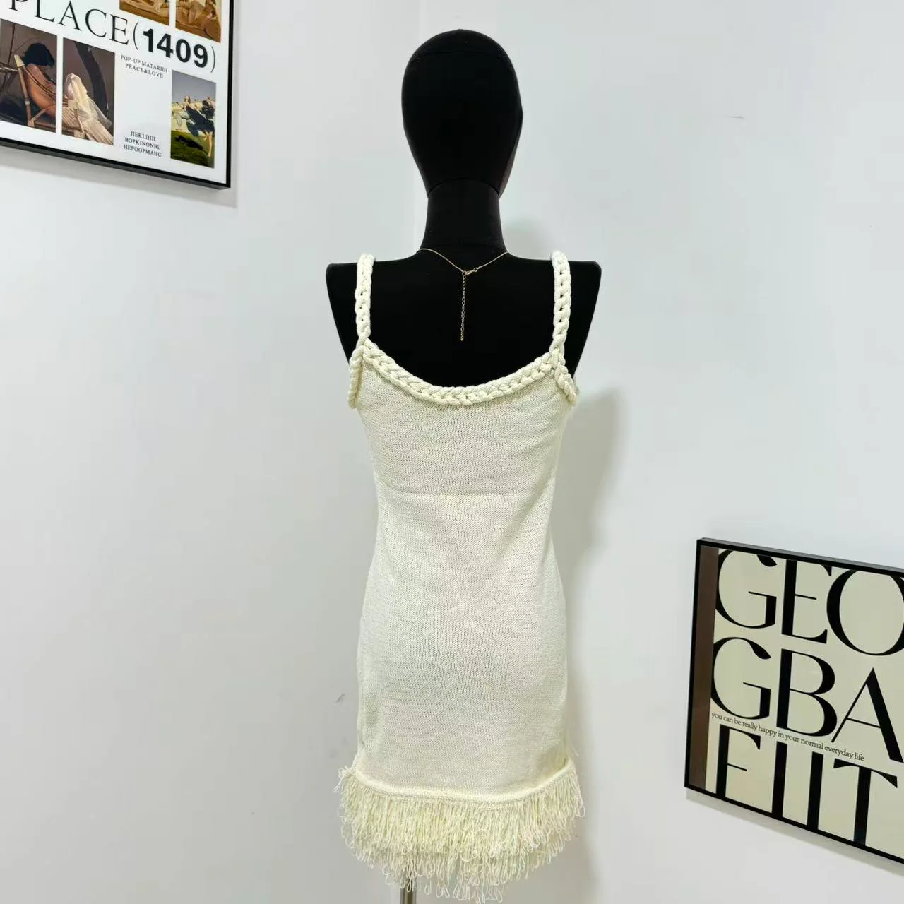 Hand-Woven Braided Rope Dress - Image 2