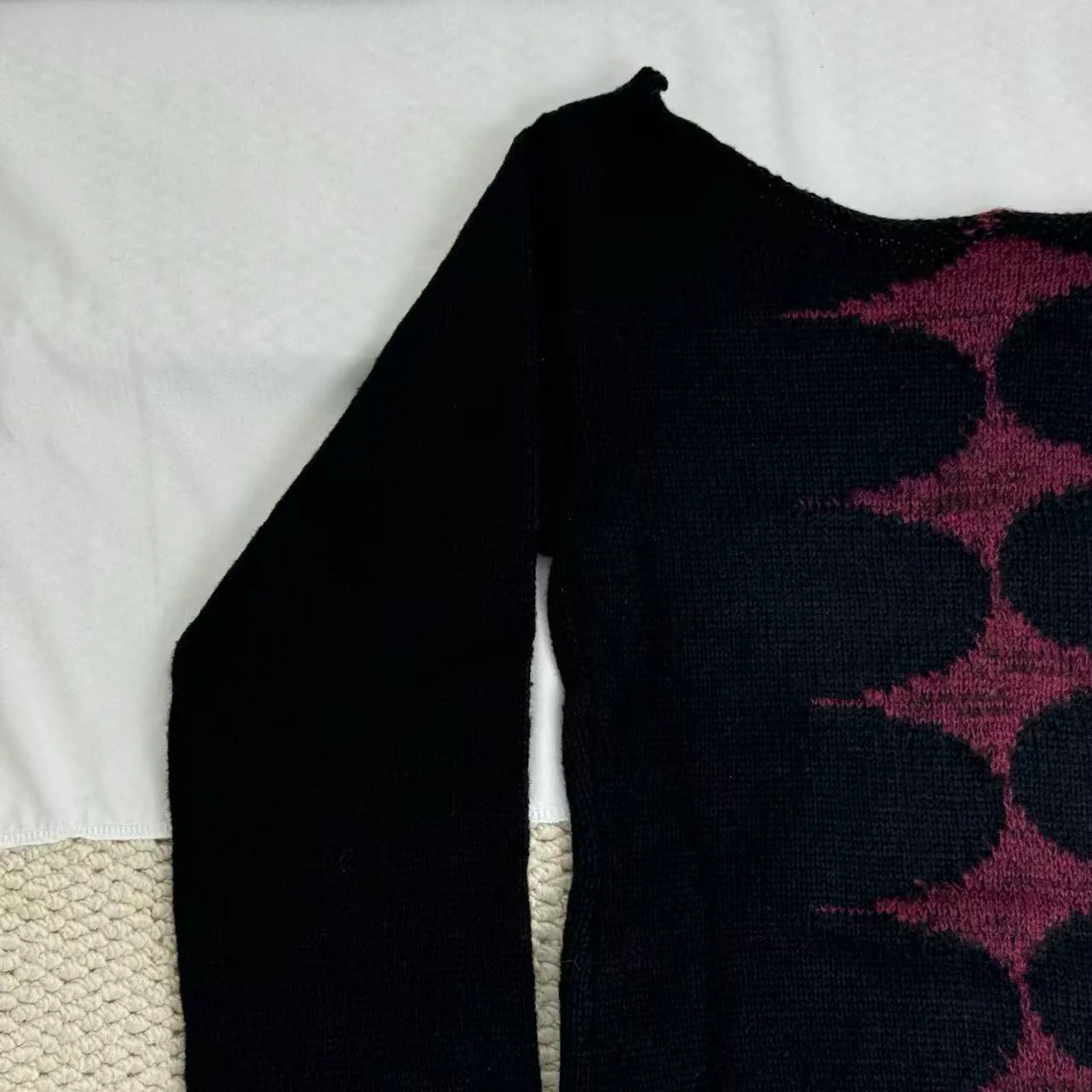 Jacquard Knit Crewneck Sweater - Image 5