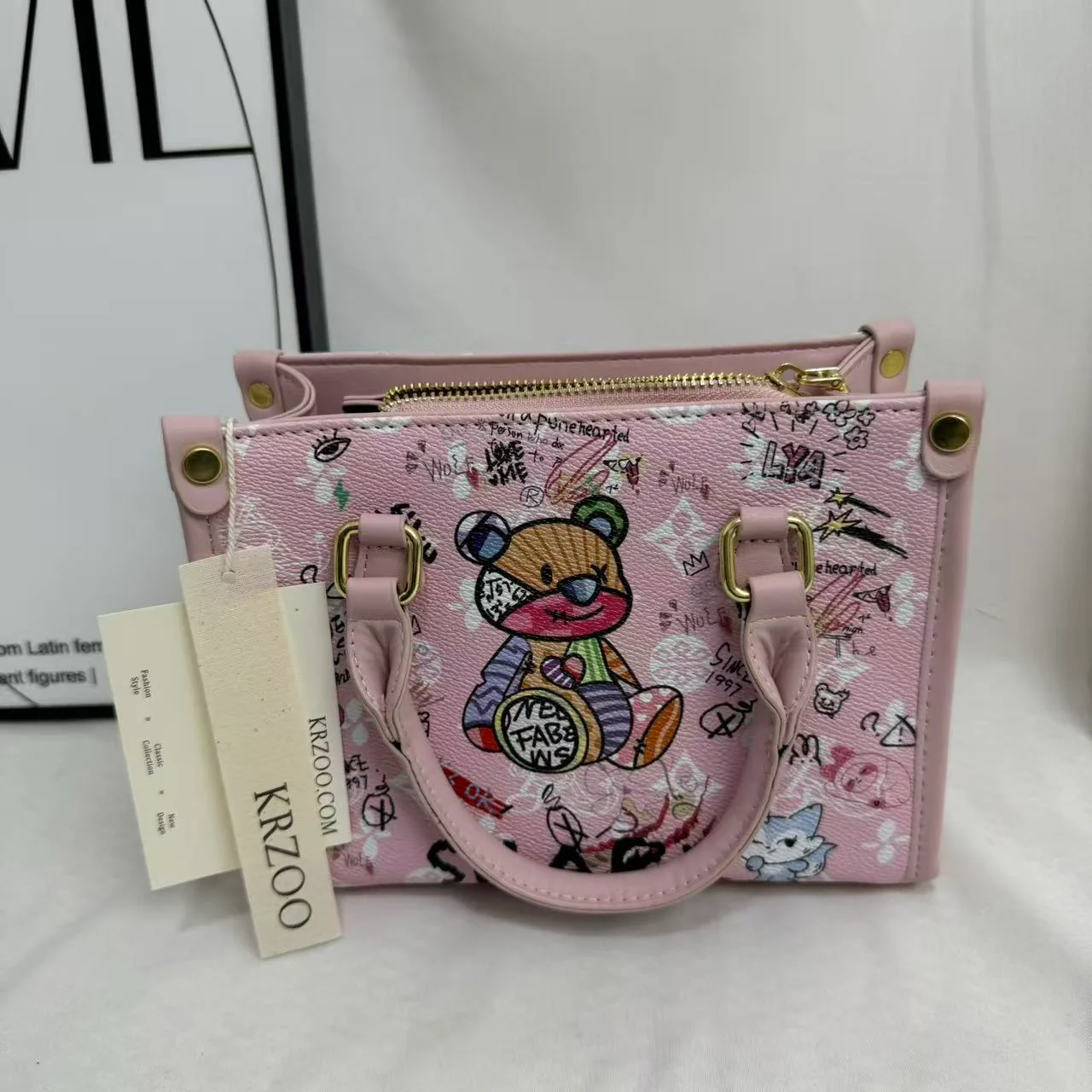 Large-Capacity Printed Shoulder Bag - Image 2