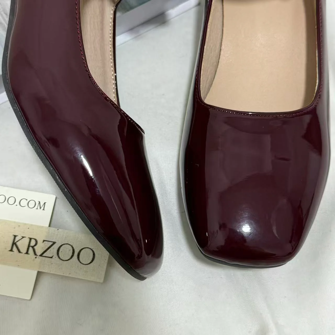 Leather Buckle Mary Janes - Image 6