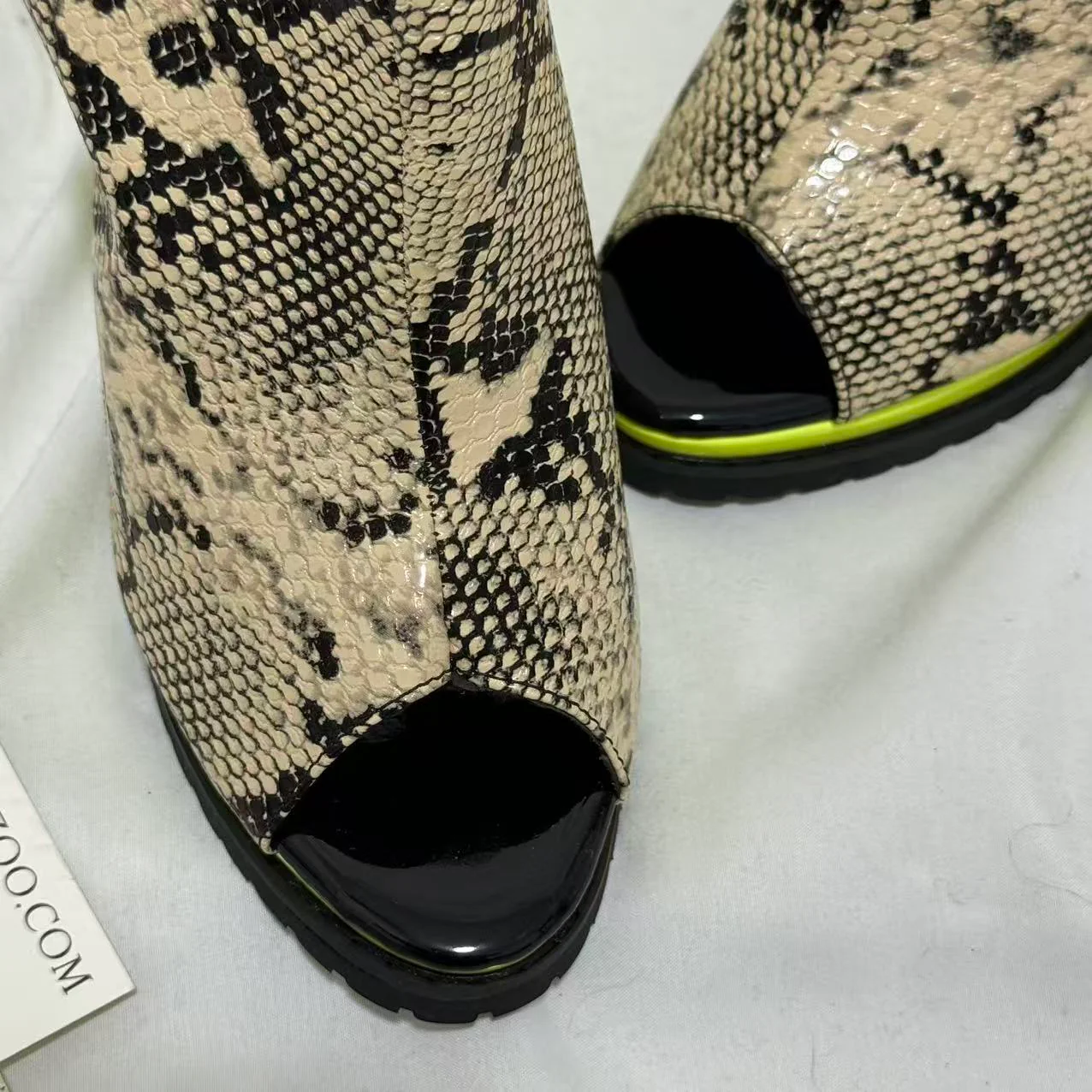 Leopard-Print Peep-Toe Platform Sandals - Image 6