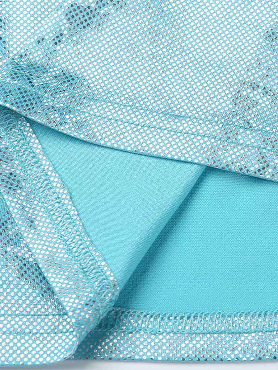 Light Blue Glitter Skirt - Image 3