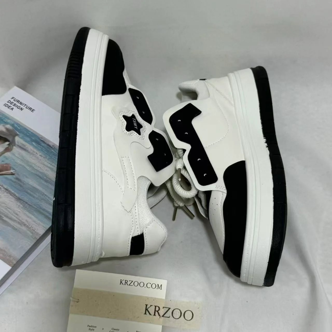 Lightweight Thick-Soled Casual Sneakers - Image 3