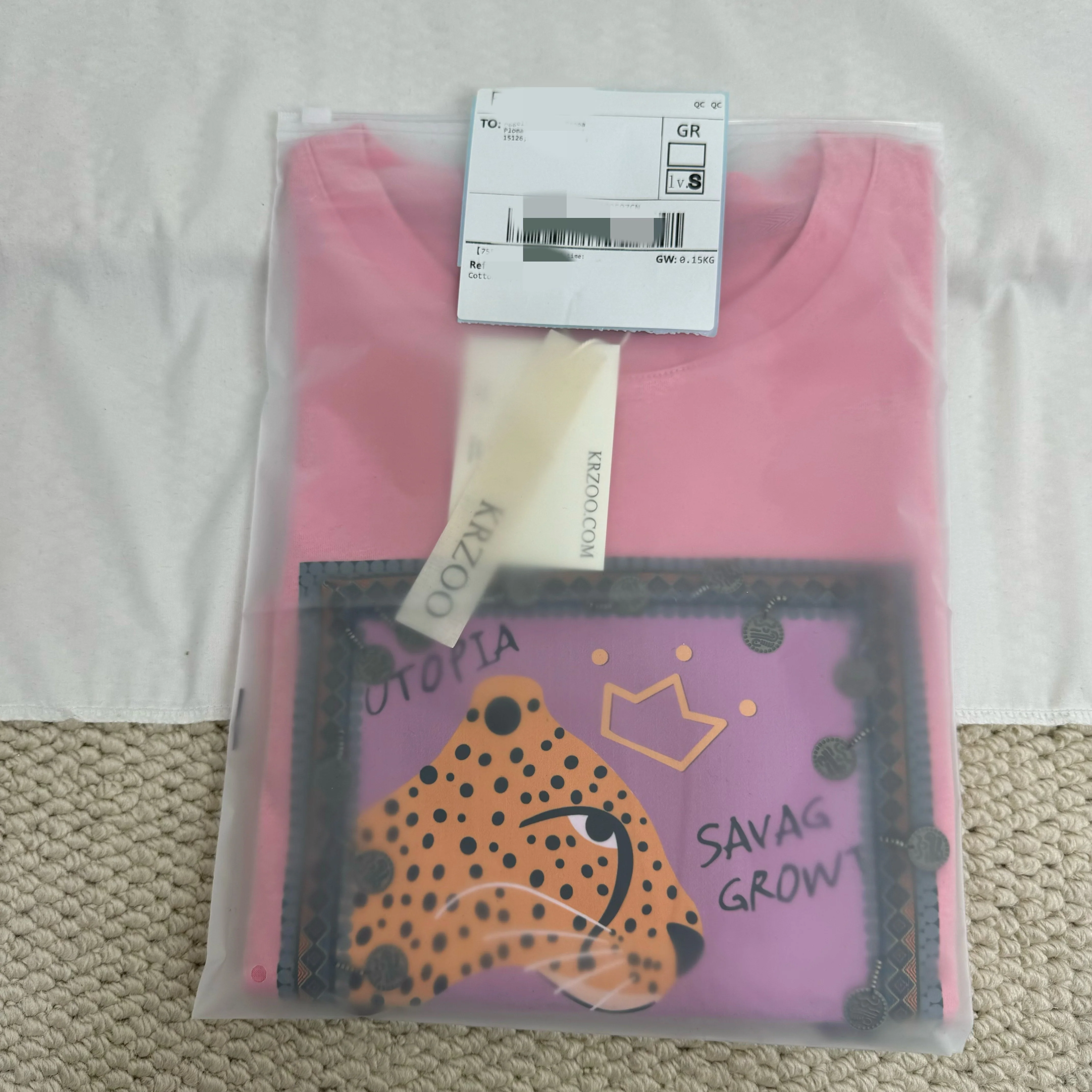 Loose-fitting pink short-sleeve T-shirt - Image 7