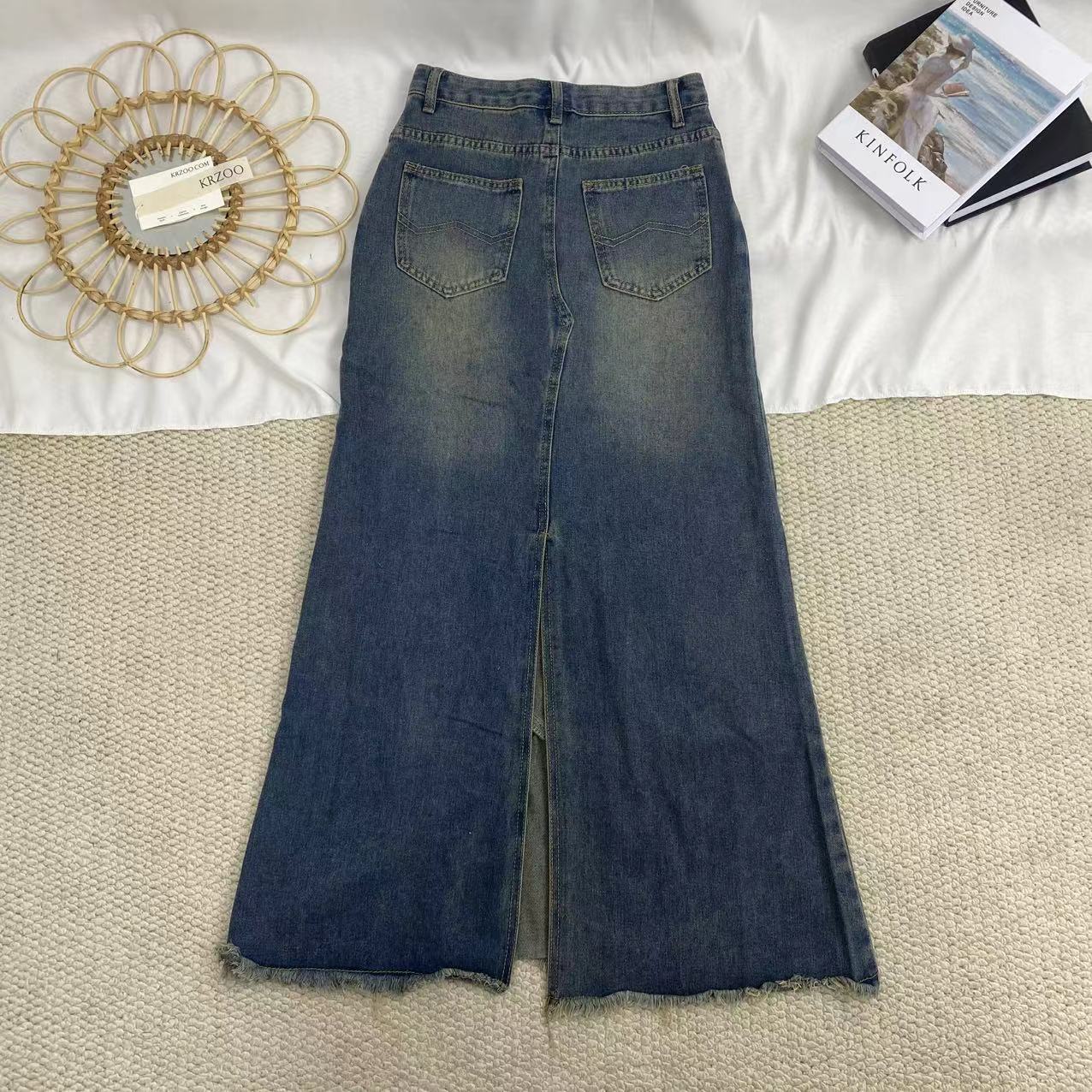 Lrregular Hem Midi Skirt - Image 2