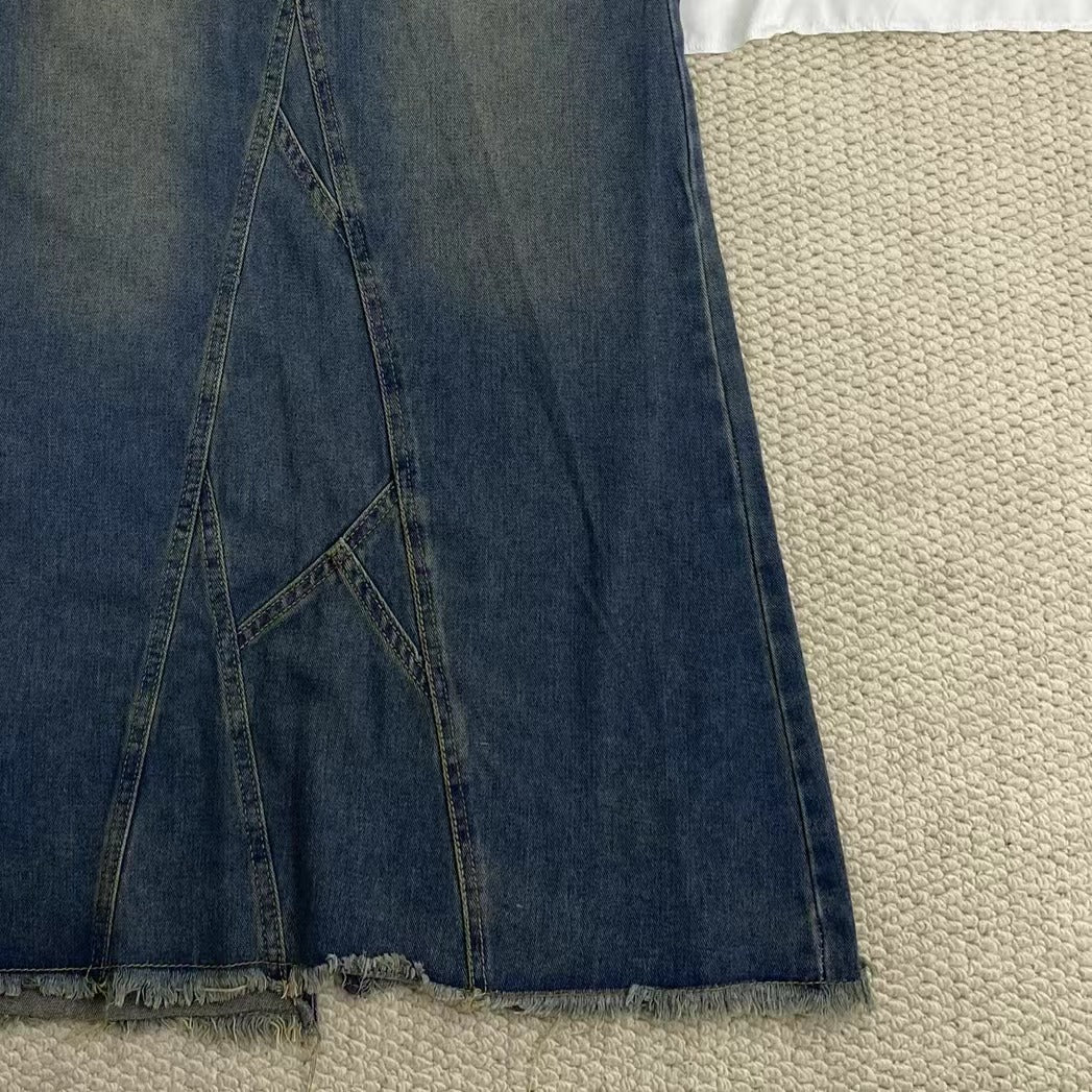 Lrregular Hem Midi Skirt - Image 5