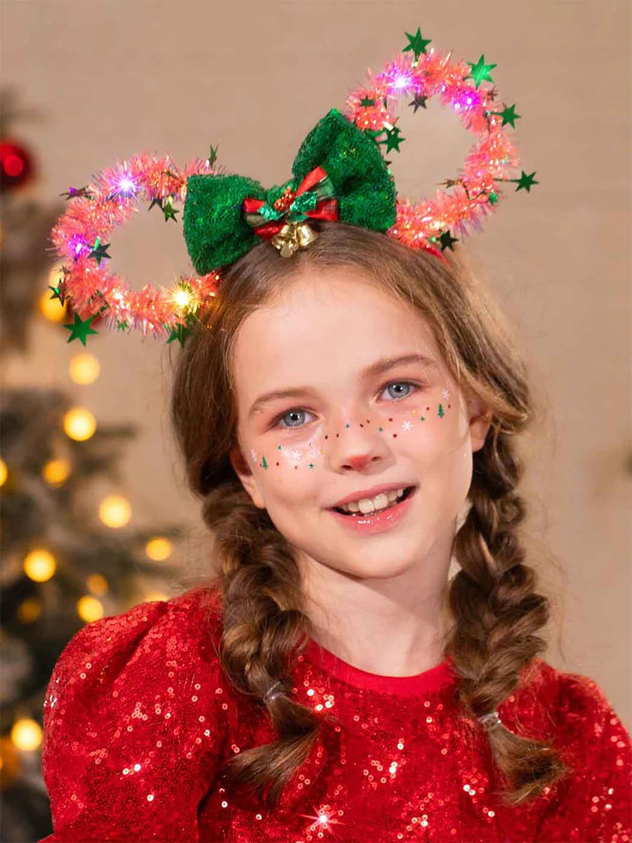 Luminous Mouse Ear Bow Headband - Image 4