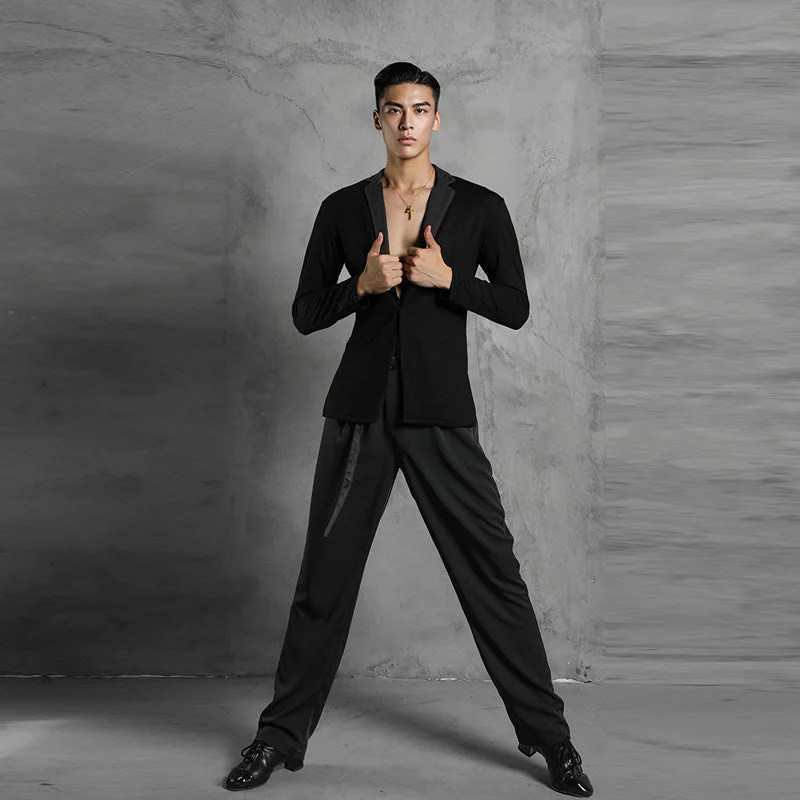 Men's Polyester Latin Pants Dance Wear - Image 6