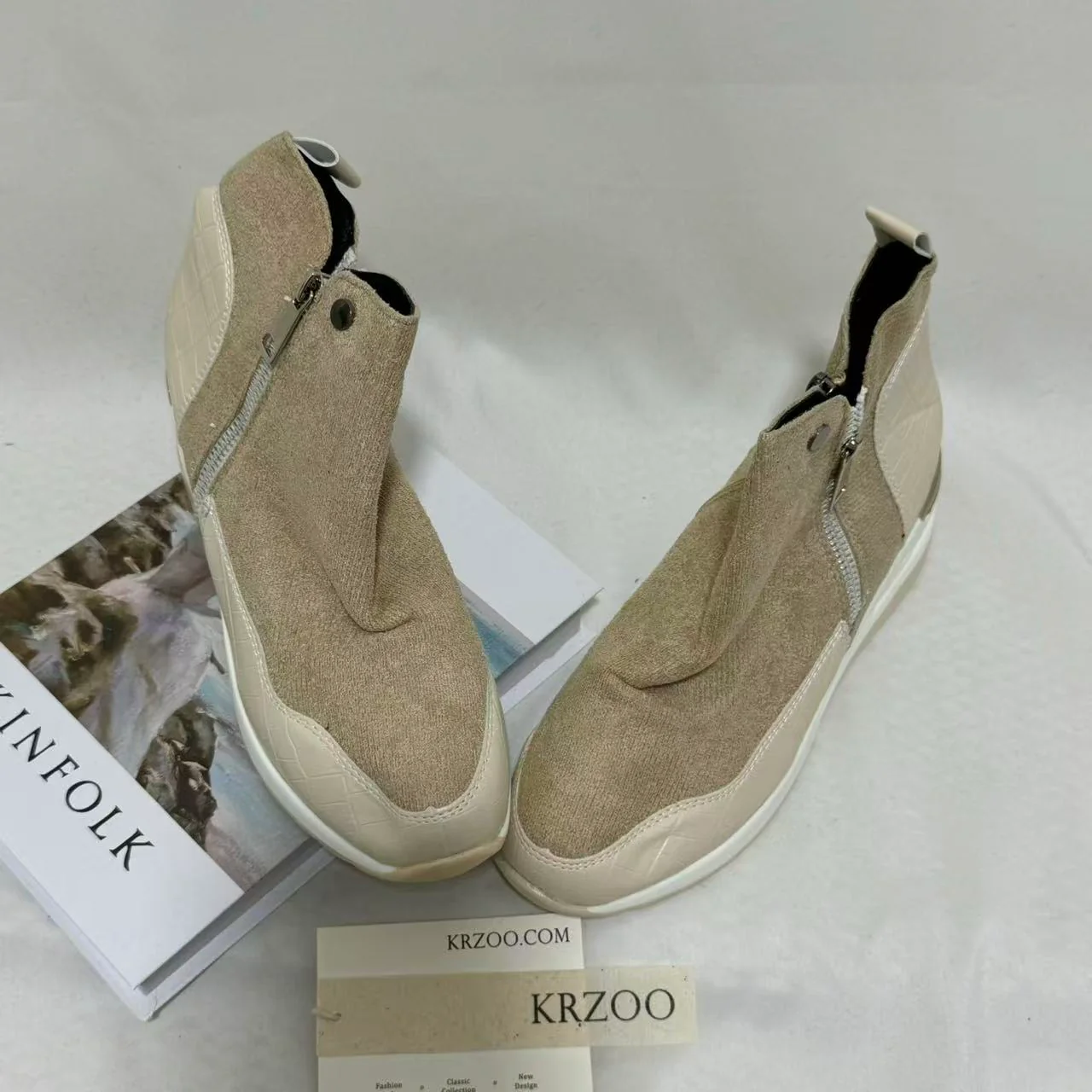 Mid-Heel Side-Zip Boots - Image 4