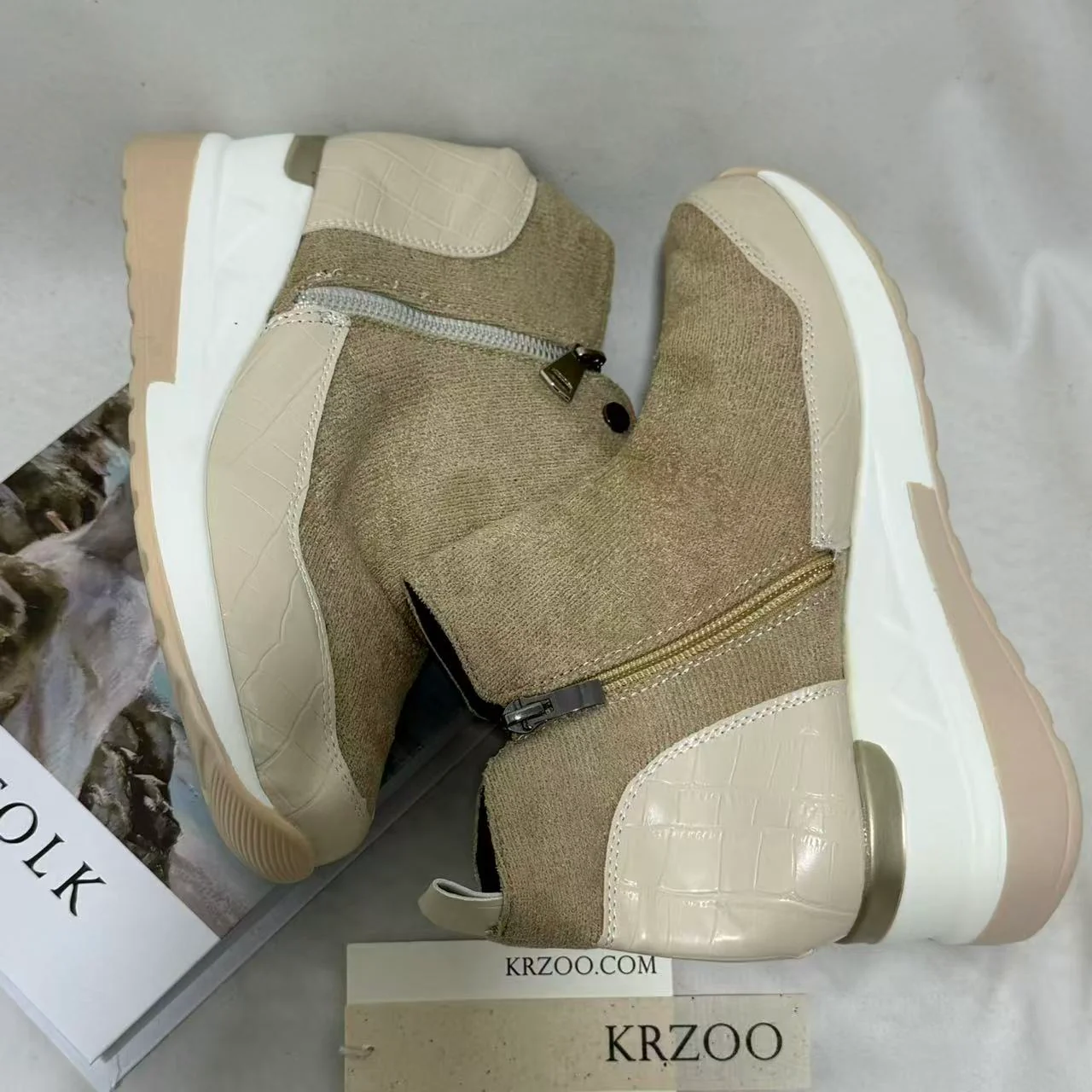Mid-Heel Side-Zip Boots - Image 6