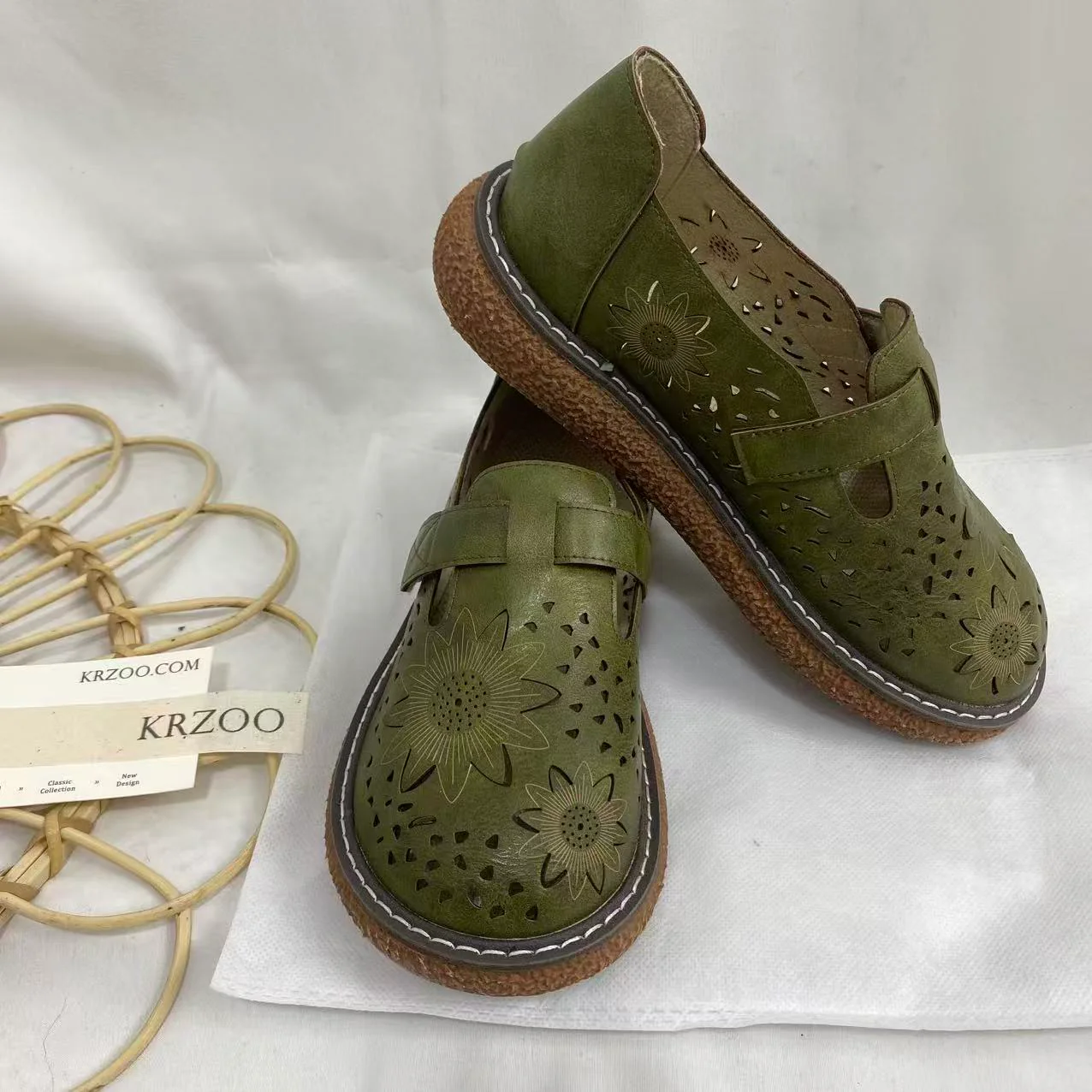 Mori-Style Retro Oversized Sandals - Image 2