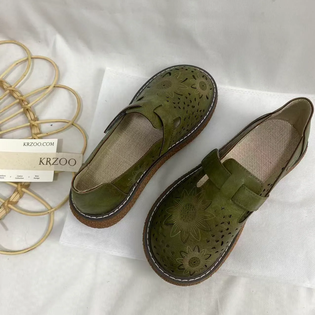 Mori-Style Retro Oversized Sandals - Image 3