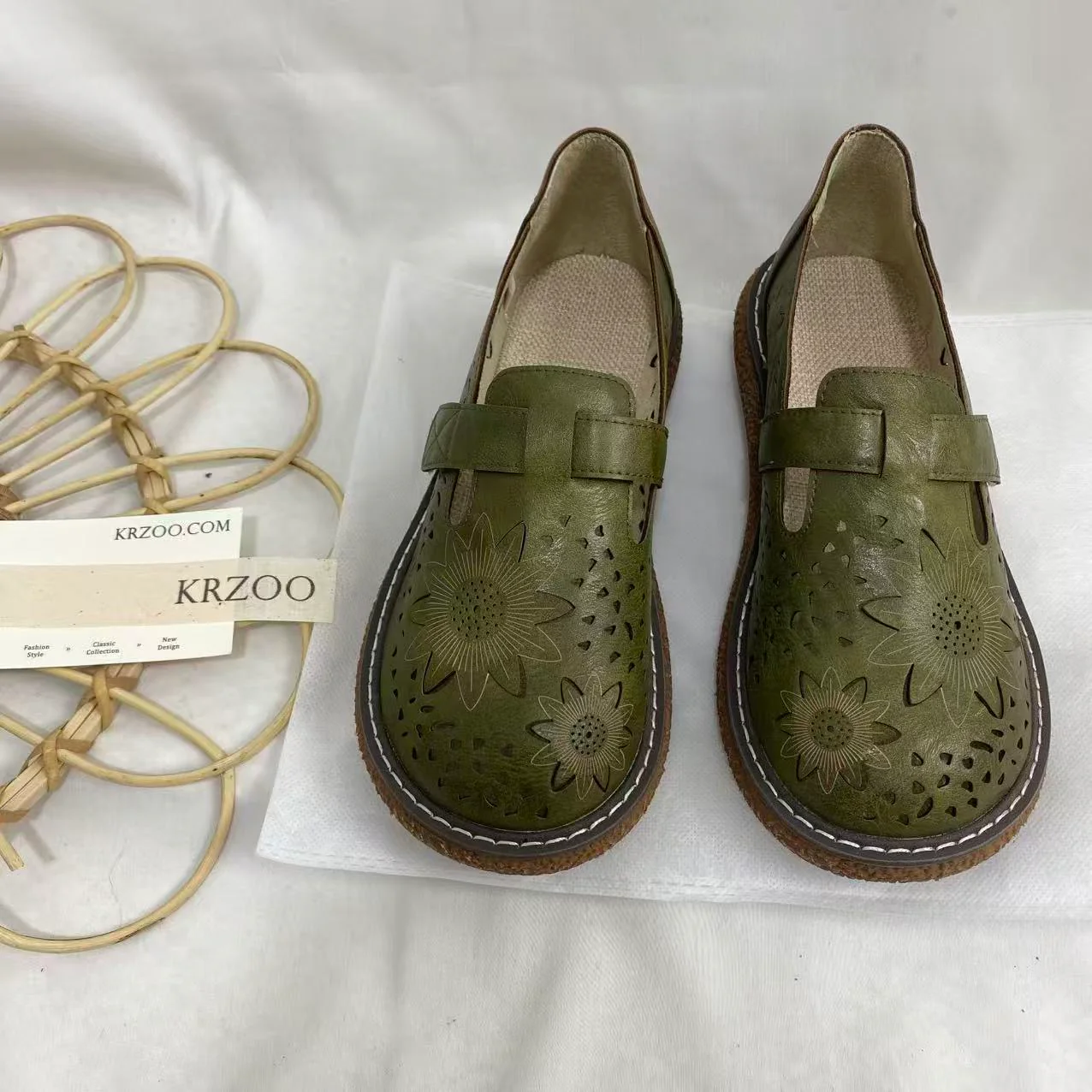 Mori-Style Retro Oversized Sandals - Image 4
