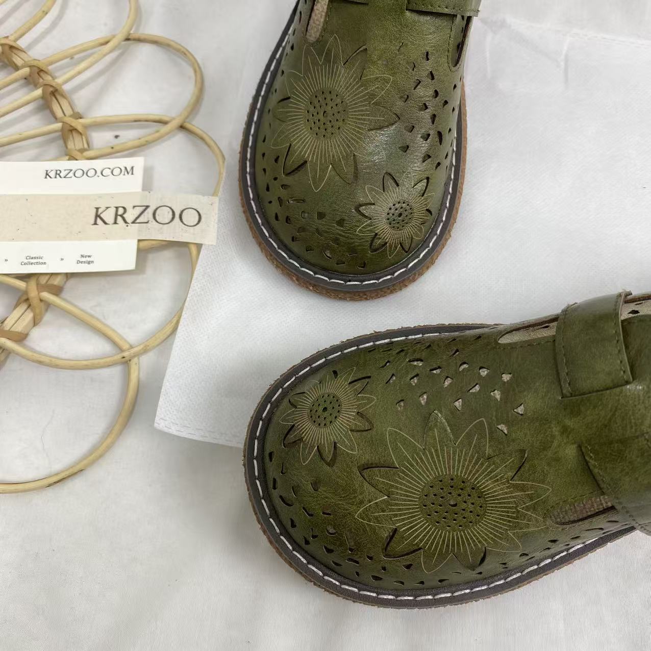 Mori-Style Retro Oversized Sandals - Image 6