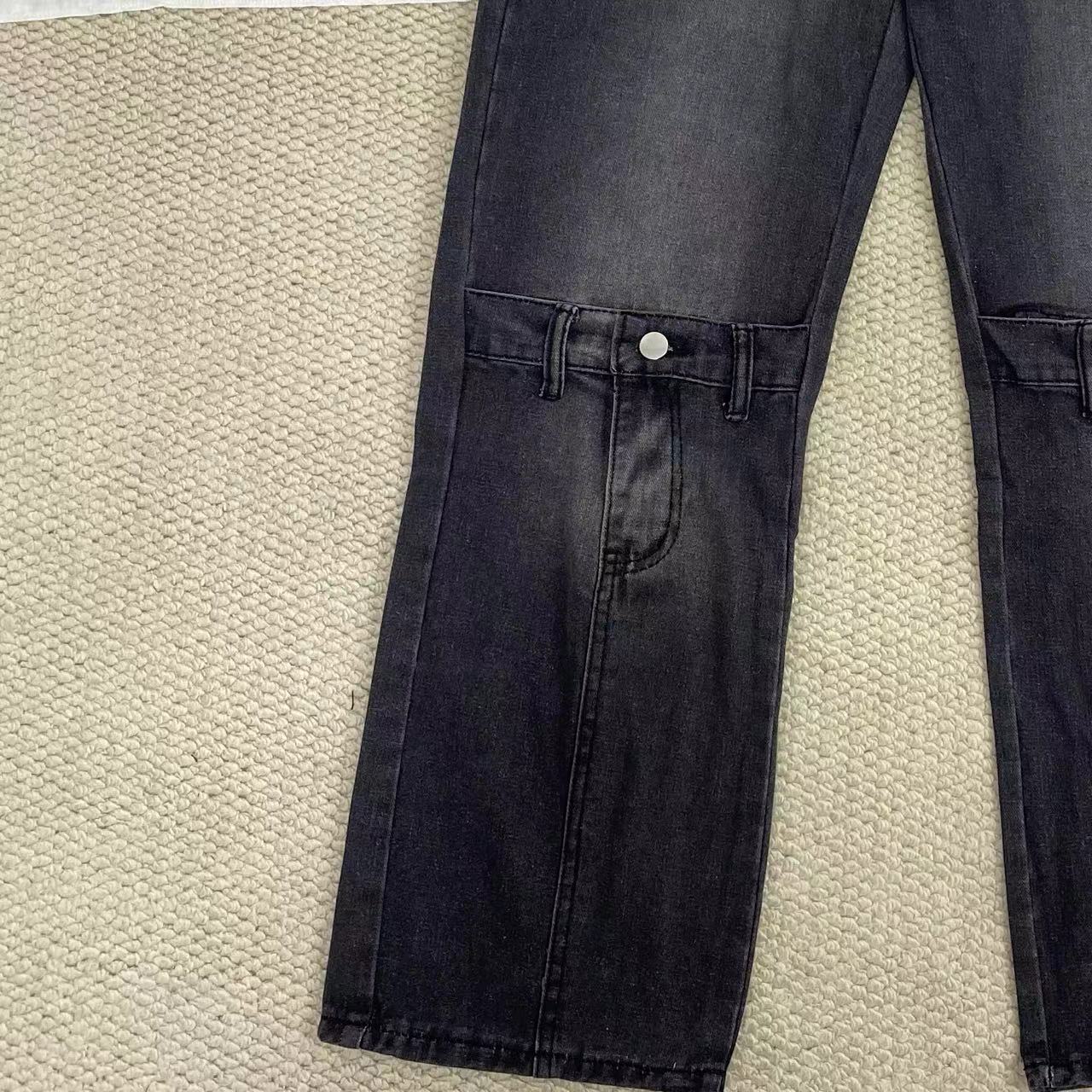 Niche Vintage Flared Jeans - Image 4