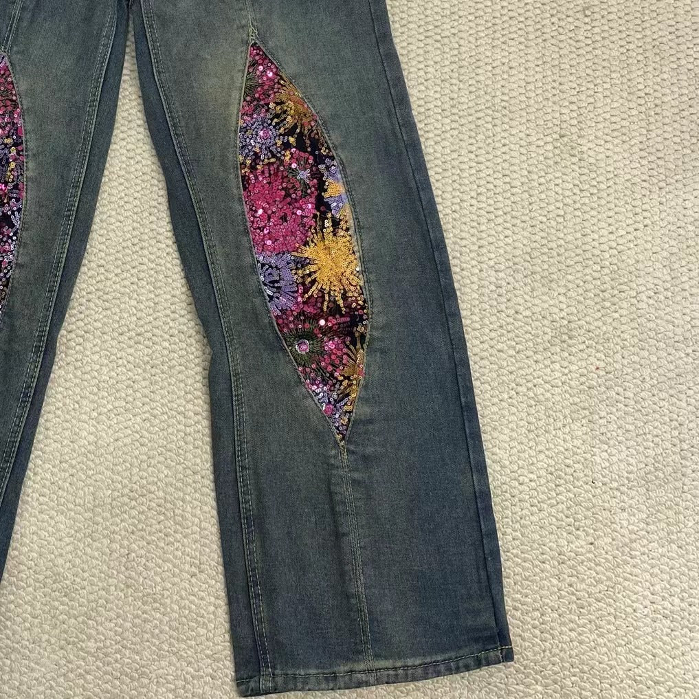 Old Washed Denim Jeans - Image 5