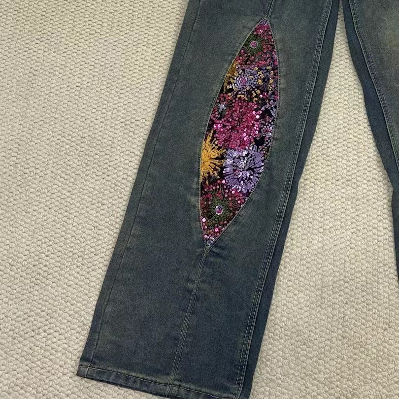 Old Washed Denim Jeans - Image 6