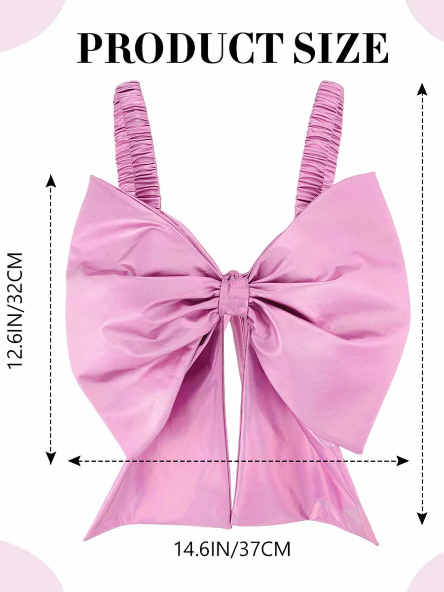 Pink Bow Reflective Camisole Vest - Image 3