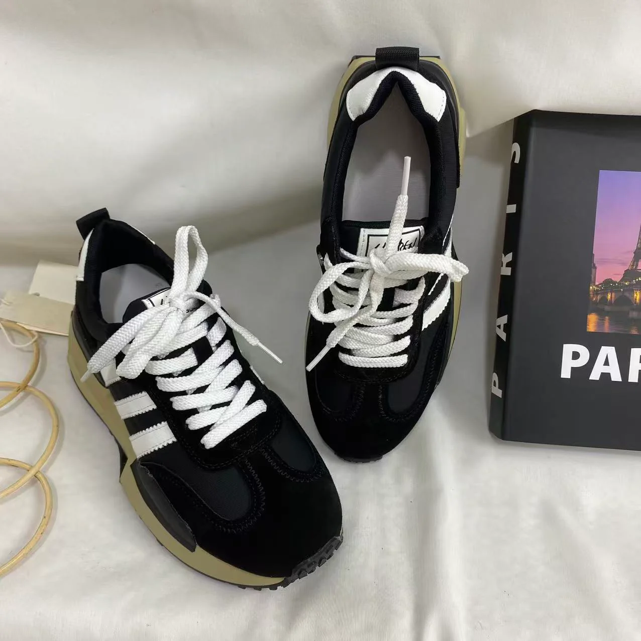 Platform Genuine Leather Sneakers