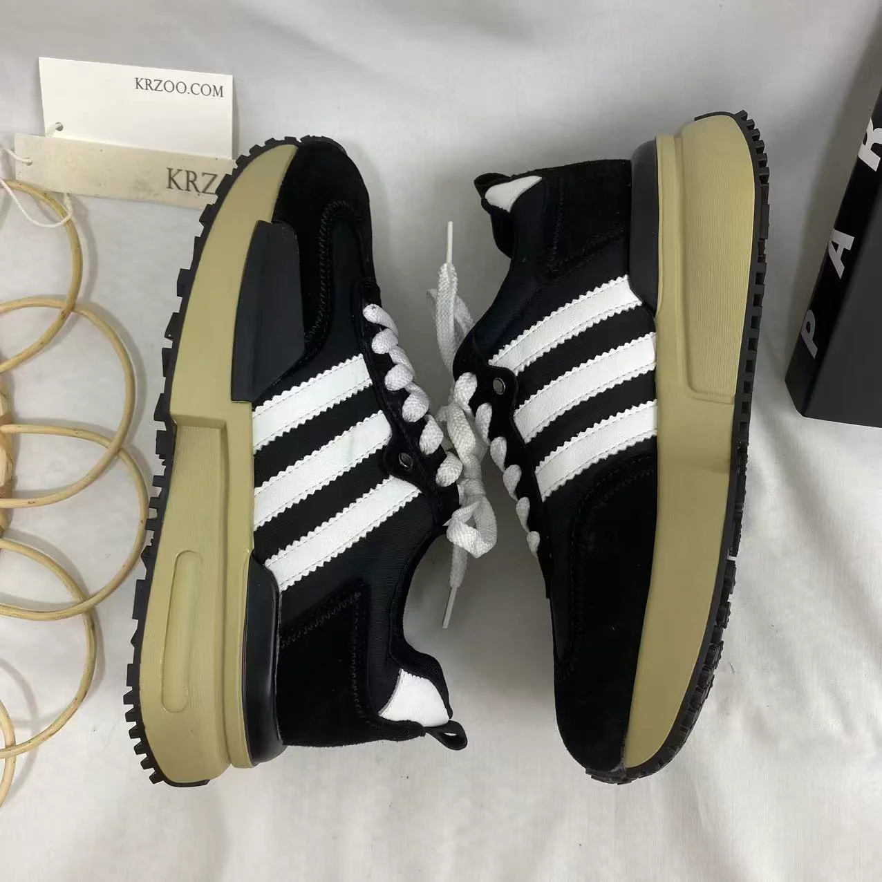 Platform Genuine Leather Sneakers - Image 2