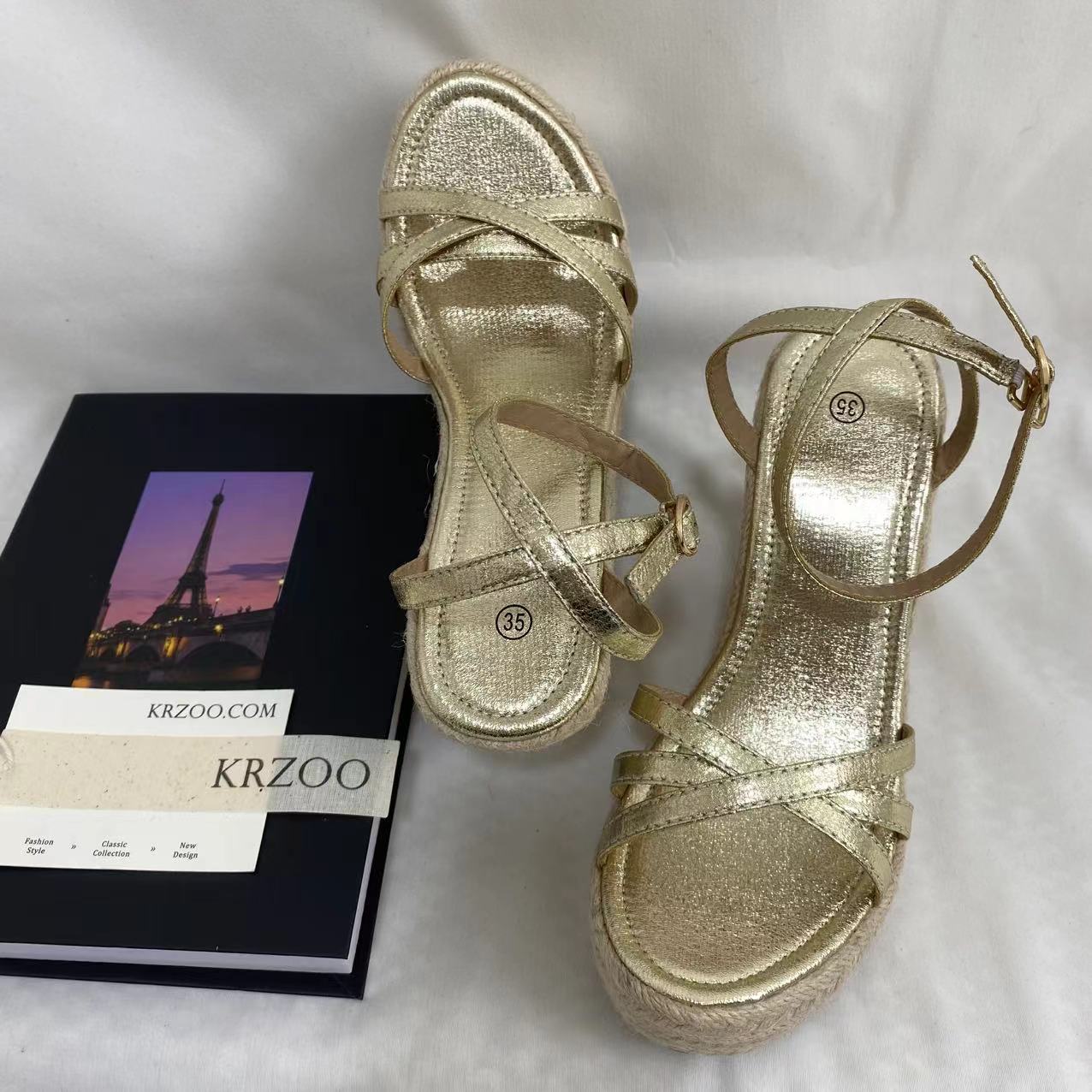 Platform Open-Toe Sandals - Image 3