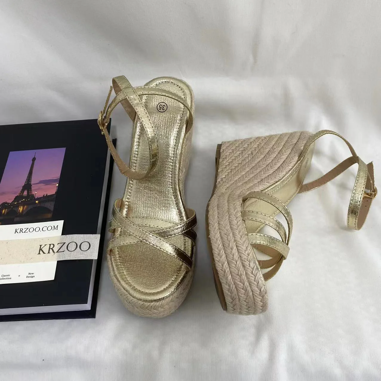 Platform Open-Toe Sandals - Image 4