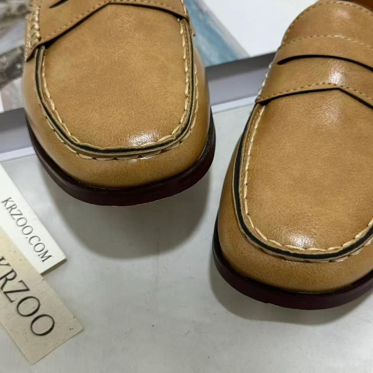 Plus-Size Distressed Driving Shoes - Image 6